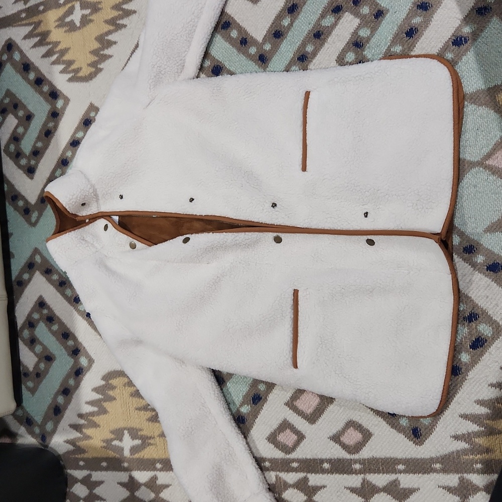 Old navy over sized sherpa jacket